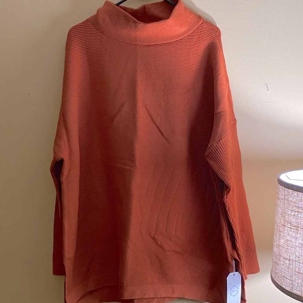 LILLUSORY Women's Mock Turtleneck Sweater